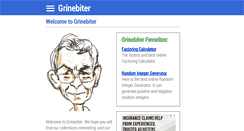 Desktop Screenshot of grinebiter.com